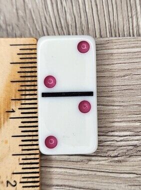 2:2 Replacement Domino Large Dot Shiny Color 1½ X ¾ X ¼ Dominoes